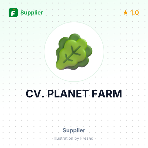 CV. PLANET FARM – summary card, no photo uploaded yet