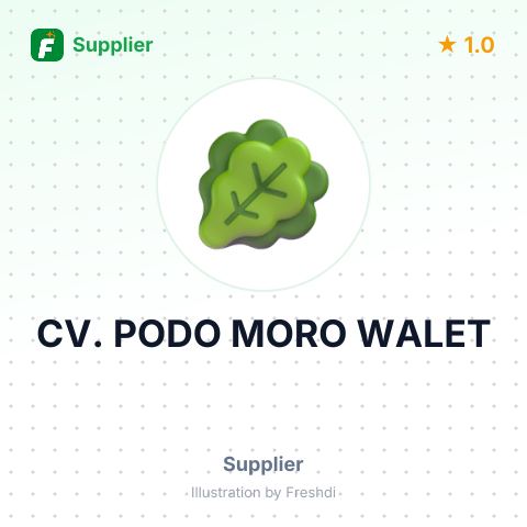 CV. PODO MORO WALET – summary card, no photo uploaded yet