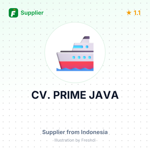 CV. PRIME JAVA – summary card, no photo uploaded yet