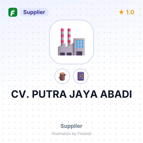 CV. PUTRA JAYA ABADI – summary card, no photo uploaded yet