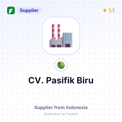 CV. Pasifik Biru  – summary card, no photo uploaded yet