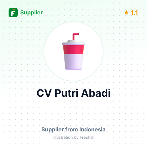 CV Putri Abadi  – summary card, no photo uploaded yet