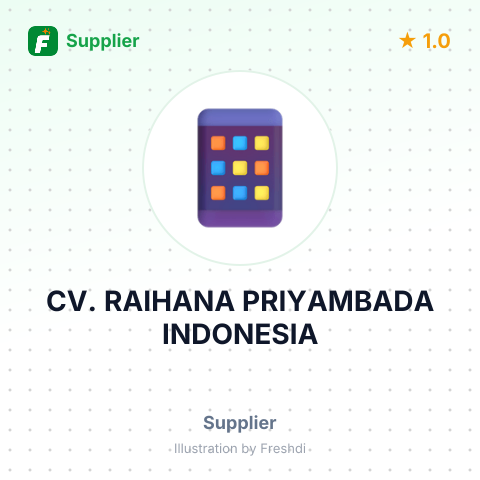 CV. RAIHANA PRIYAMBADA INDONESIA – summary card, no photo uploaded yet