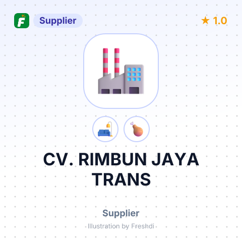 CV. RIMBUN JAYA TRANS – summary card, no photo uploaded yet
