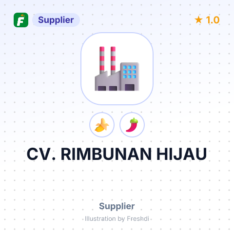 CV. RIMBUNAN HIJAU – summary card, no photo uploaded yet