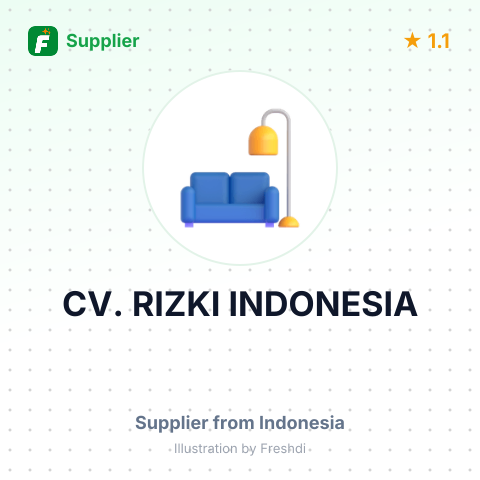 CV. RIZKI INDONESIA – summary card, no photo uploaded yet
