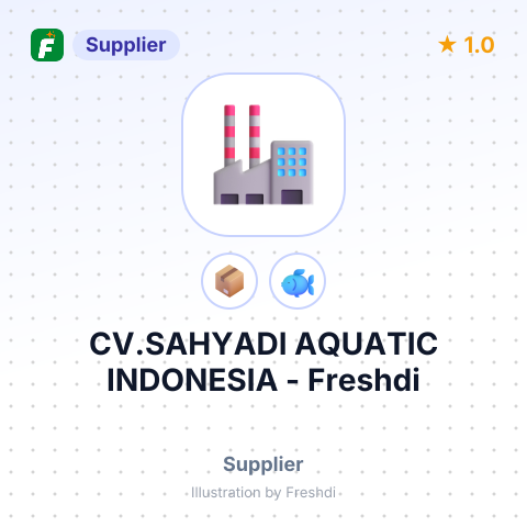 CV.SAHYADI AQUATIC INDONESIA – summary card, no photo uploaded yet