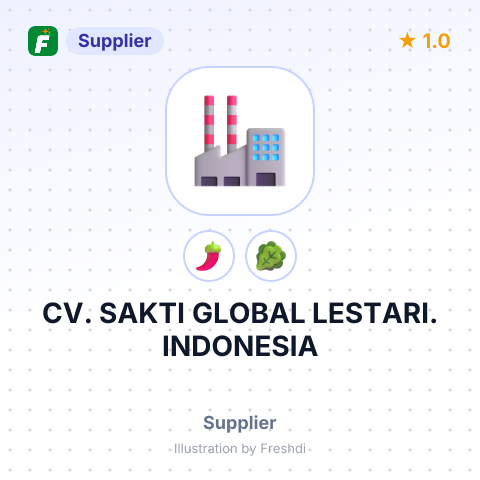 CV. SAKTI GLOBAL LESTARI. INDONESIA – summary card, no photo uploaded yet