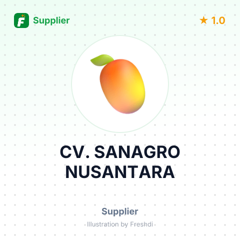 CV. SANAGRO NUSANTARA – summary card, no photo uploaded yet