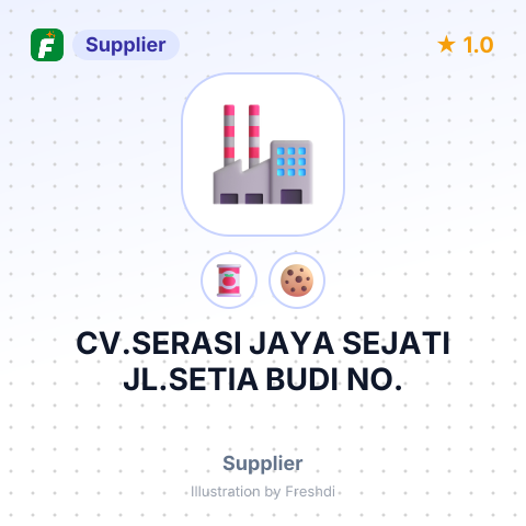 CV.SERASI JAYA SEJATI JL.SETIA BUDI NO. – summary card, no photo uploaded yet