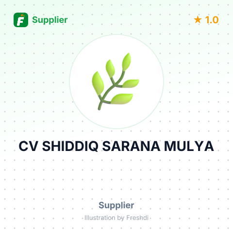 CV SHIDDIQ SARANA MULYA – summary card, no photo uploaded yet