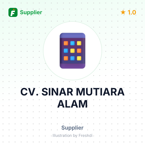 CV. SINAR MUTIARA ALAM – summary card, no photo uploaded yet
