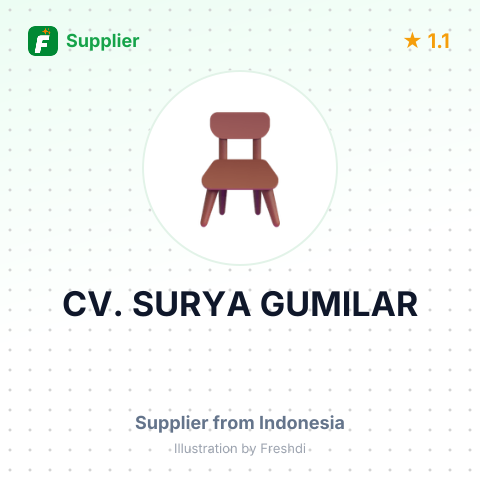 CV. SURYA GUMILAR – summary card, no photo uploaded yet