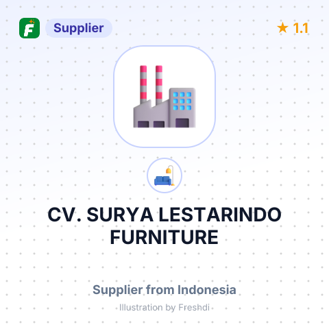 CV. SURYA LESTARINDO FURNITURE – summary card, no photo uploaded yet