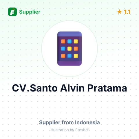 CV.Santo Alvin Pratama – summary card, no photo uploaded yet
