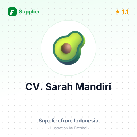 CV. Sarah Mandiri  – summary card, no photo uploaded yet