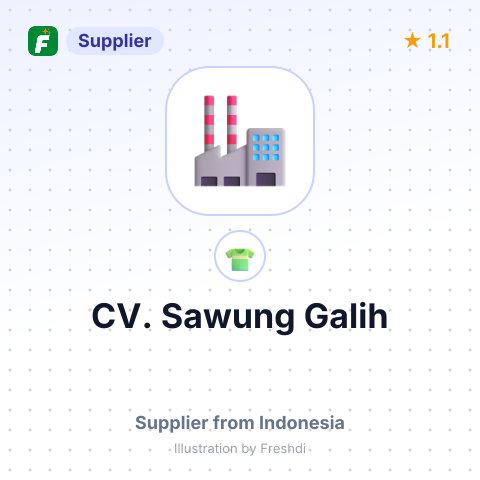 CV. Sawung Galih – summary card, no photo uploaded yet