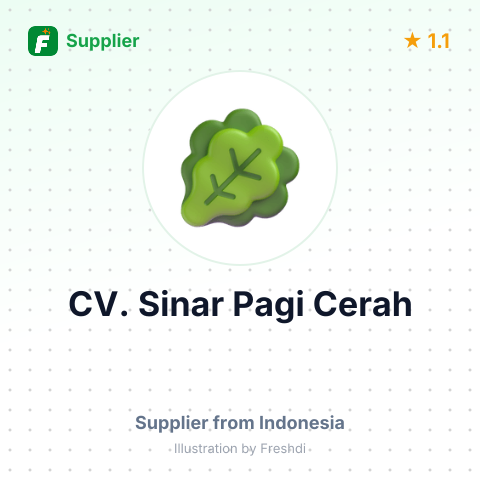 CV. Sinar Pagi Cerah  – summary card, no photo uploaded yet