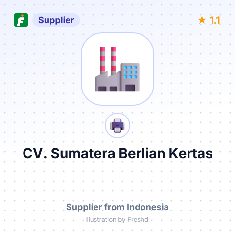 CV. Sumatera Berlian Kertas – summary card, no photo uploaded yet