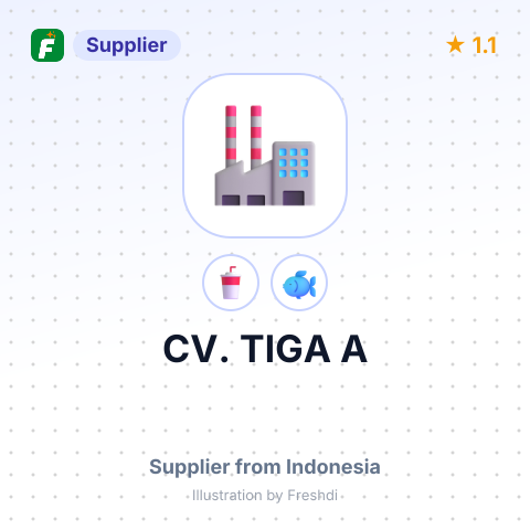 CV. TIGA A – summary card, no photo uploaded yet