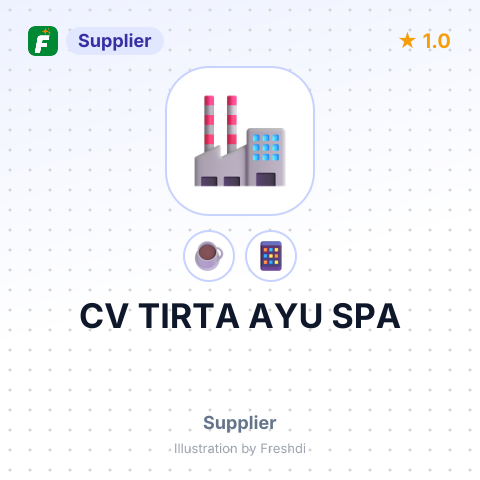 CV TIRTA AYU SPA – summary card, no photo uploaded yet