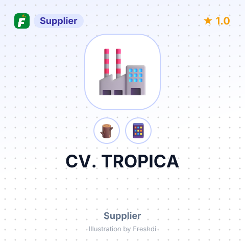 CV. TROPICA – summary card, no photo uploaded yet