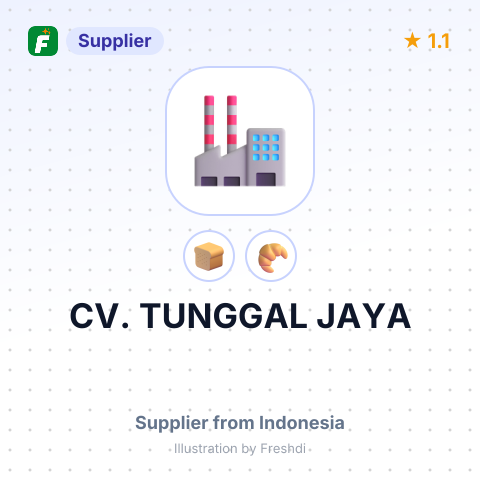 CV. TUNGGAL JAYA – summary card, no photo uploaded yet