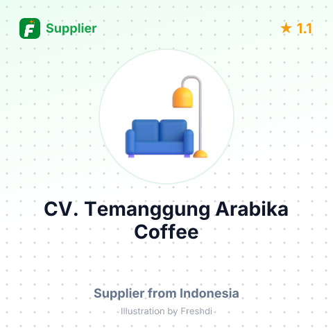 CV. Temanggung Arabika Coffee  – summary card, no photo uploaded yet