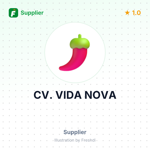 CV. VIDA NOVA – summary card, no photo uploaded yet
