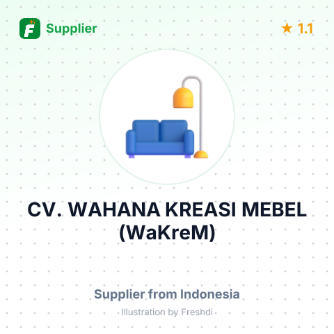 CV. WAHANA KREASI MEBEL (WaKreM) – summary card, no photo uploaded yet