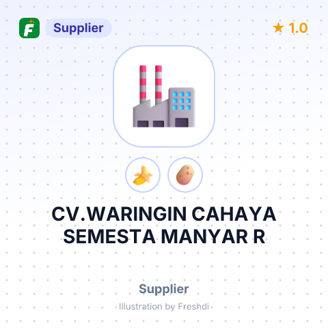CV.WARINGIN CAHAYA SEMESTA MANYAR R – summary card, no photo uploaded yet