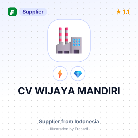 CV WIJAYA MANDIRI – summary card, no photo uploaded yet