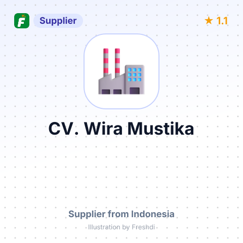 CV. Wira Mustika – summary card, no photo uploaded yet