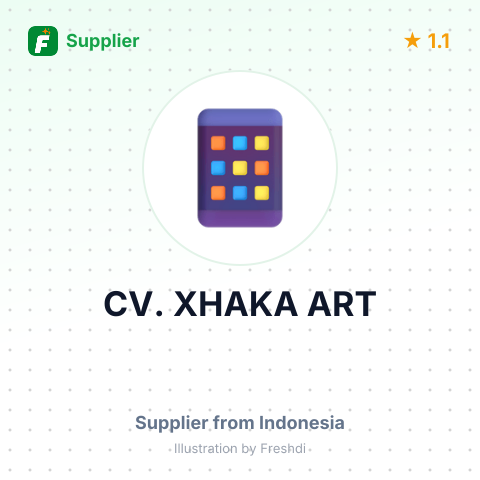 CV. XHAKA ART – summary card, no photo uploaded yet