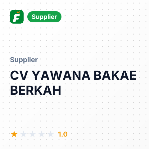 CV YAWANA BAKAE BERKAH – summary card, no photo uploaded yet