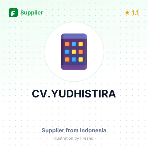 CV.YUDHISTIRA – summary card, no photo uploaded yet