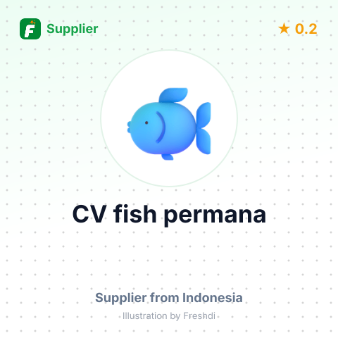 CV fish permana  – summary card, no photo uploaded yet