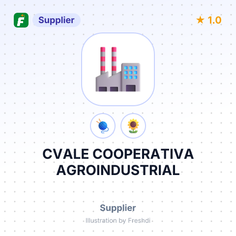 CVALE COOPERATIVA AGROINDUSTRIAL – summary card, no photo uploaded yet