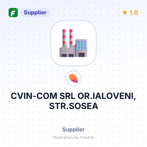 CVIN-COM SRL OR.IALOVENI, STR.SOSEA – summary card, no photo uploaded yet