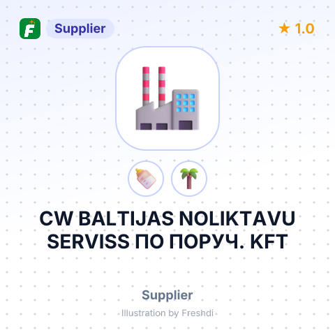 CW BALTIJAS NOLIKTAVU SERVISS ПО ПОРУЧ. KFT – summary card, no photo uploaded yet