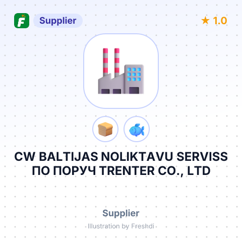CW BALTIJAS NOLIKTAVU SERVISS ПО ПОРУЧ TRENTER CO., LTD – summary card, no photo uploaded yet