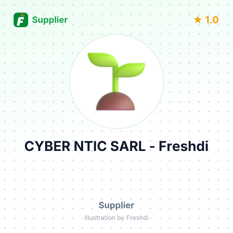 CYBER NTIC SARL – summary card, no photo uploaded yet