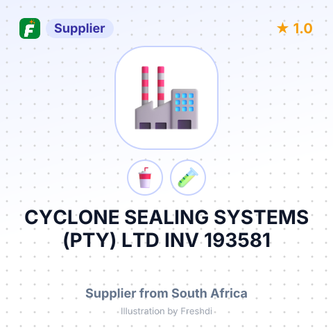 CYCLONE SEALING SYSTEMS (PTY) LTD INV 193581 – summary card, no photo uploaded yet