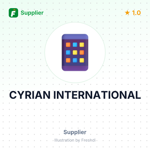 CYRIAN INTERNATIONAL – summary card, no photo uploaded yet