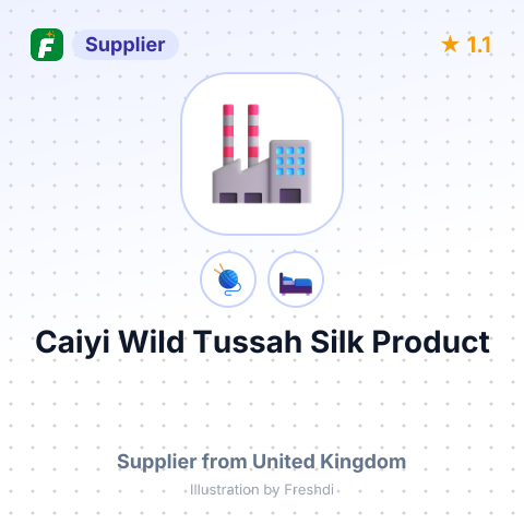 Caiyi Wild Tussah Silk Product – summary card, no photo uploaded yet