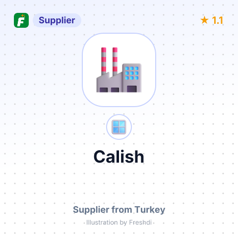 Calish – summary card, no photo uploaded yet