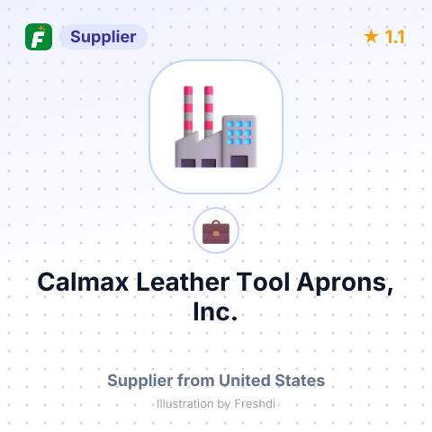 Calmax Leather Tool Aprons, Inc. – summary card, no photo uploaded yet