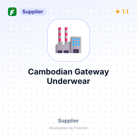 Cambodian Gateway Underwear – summary card, no photo uploaded yet