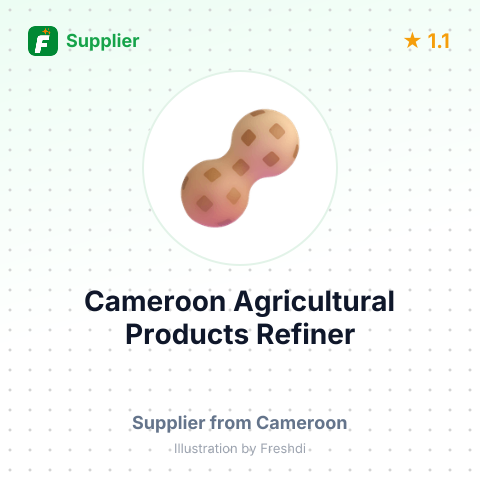 Cameroon Agricultural Products Refiner – summary card, no photo uploaded yet