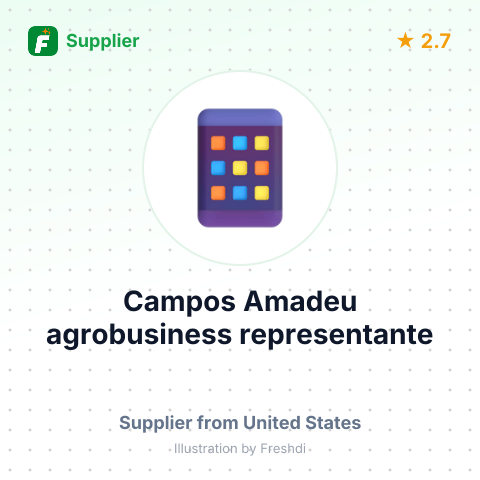 Campos Amadeu agrobusiness representante – summary card, no photo uploaded yet